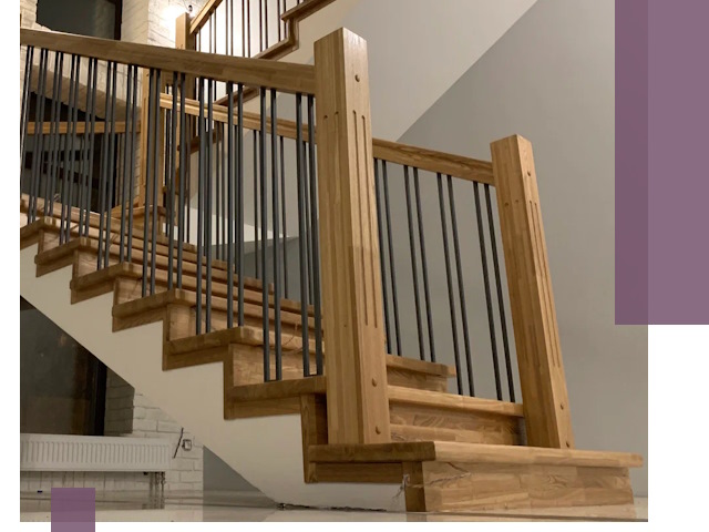 Реставрация деревянных и металлических лестниц в Черняховске