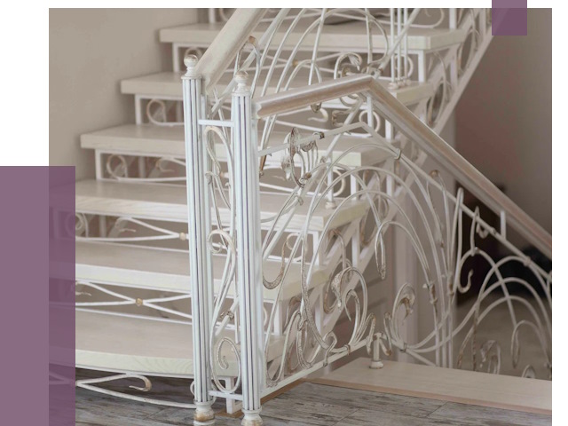 Изготовление кованых лестниц на заказ в Черняховске от 89080 руб. | ПРОЛЁТ-Чрх