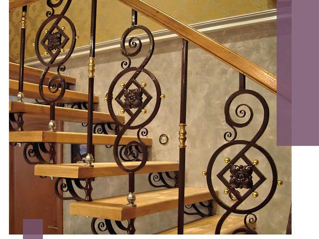 Изготовление кованых лестниц под ключ в Черняховске