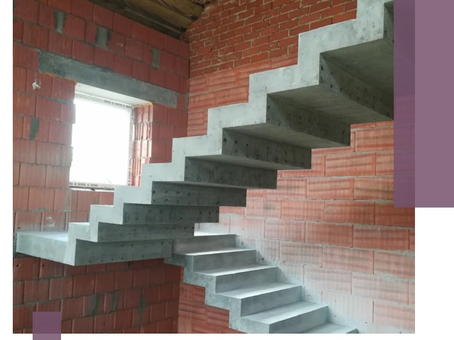 Бетонные лестницы под ключ в Черняховске: монтаж, демонтаж, ремонт