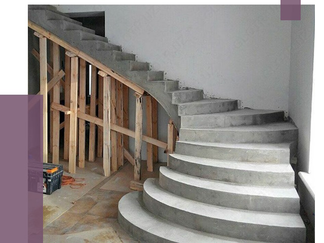 Изготовление бетонных лестниц под ключ в Черняховске от 20436 руб. | ПРОЛЁТ-Чрх