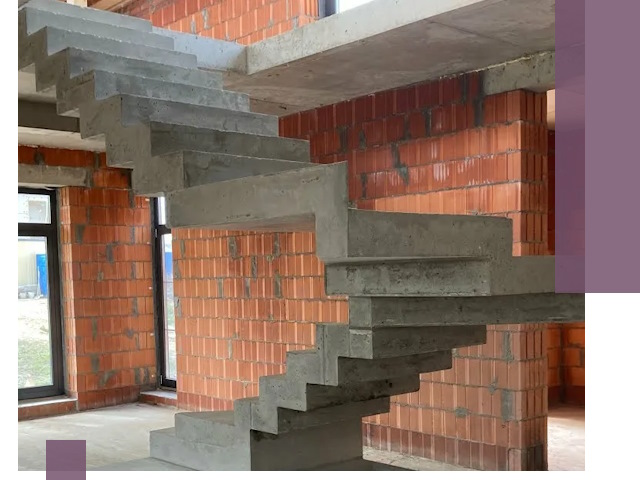 Изготовление бетонных лестниц под ключ в Черняховске