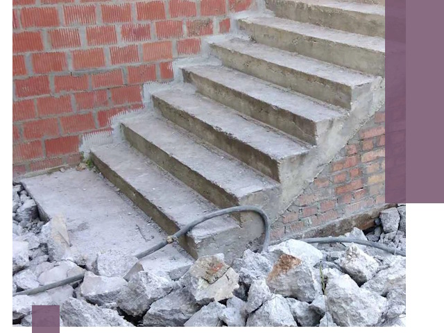 Демонтаж бетонных лестниц в Черняховске: быстро и безопасно