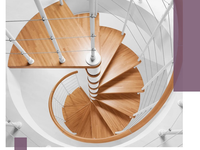 Изготовление винтовых лестниц под ключ в Черняховске