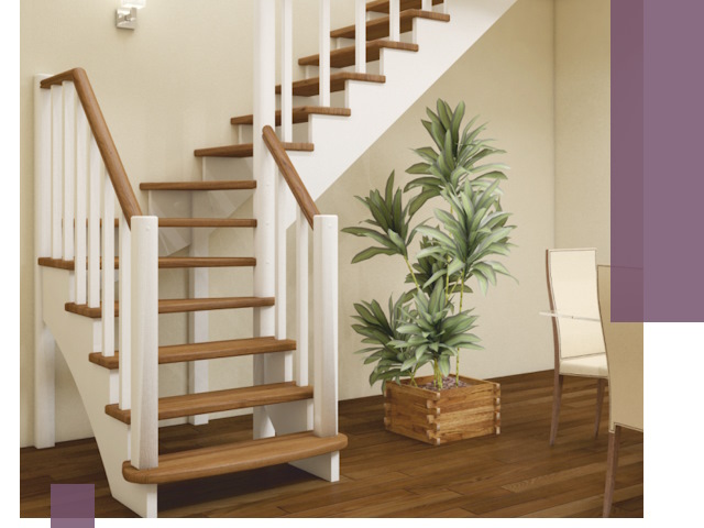 Г-образные лестницы под ключ в Черняховске — изготовление и монтаж