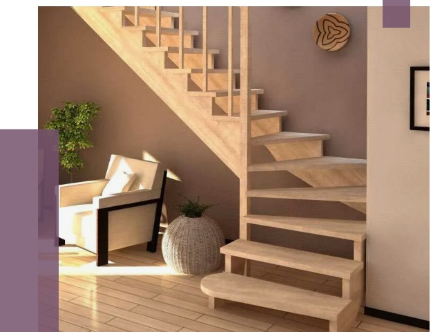 Изготовление Г-образных лестниц в Черняховске от 19388 руб. 