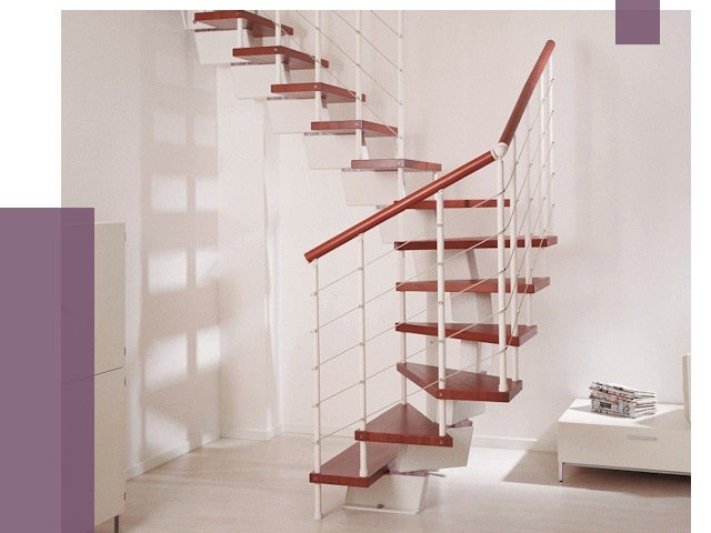 Изготовление лестниц на больцах в Черняховске от 9956 руб. | ПРОЛЁТ-Чрх