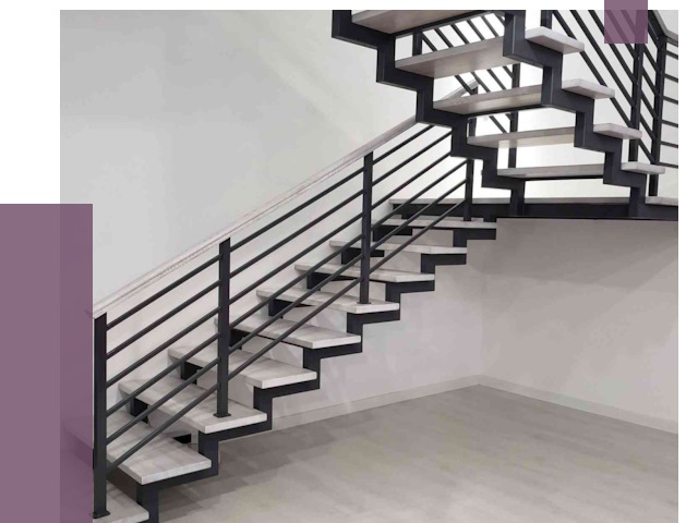 Лестницы на металлокаркасе под ключ в Черняховске от 13100 руб. | ПРОЛЁТ-Чрх