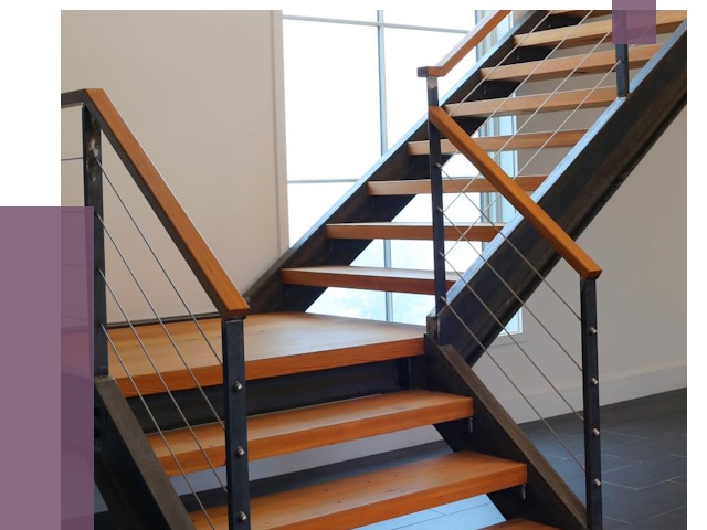 Изготовление лестниц на металлокаркасе в Черняховске от 19388 руб. | ПРОЛЁТ-Чрх