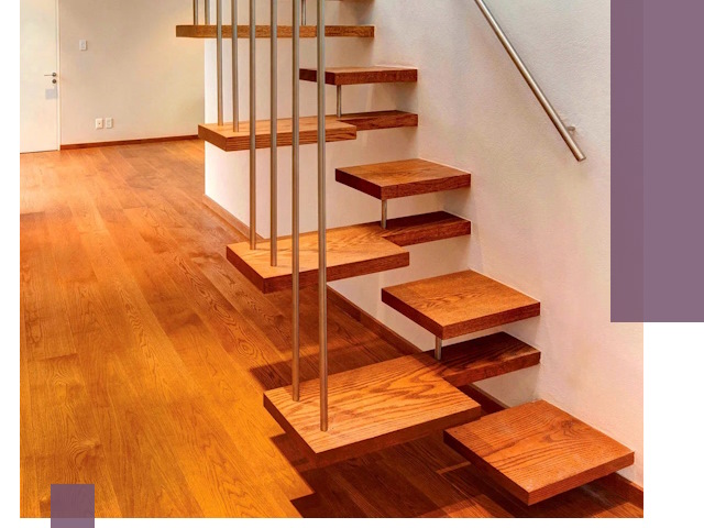 Лестницы «гусиный шаг» на заказ в Черняховске для узких пространств