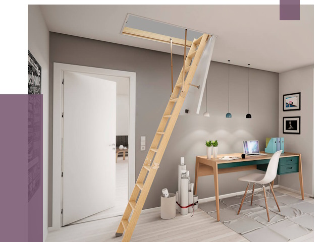 Чердачные лестницы в Черняховске — от 14934 руб. | ПРОЛЁТ-Чрх