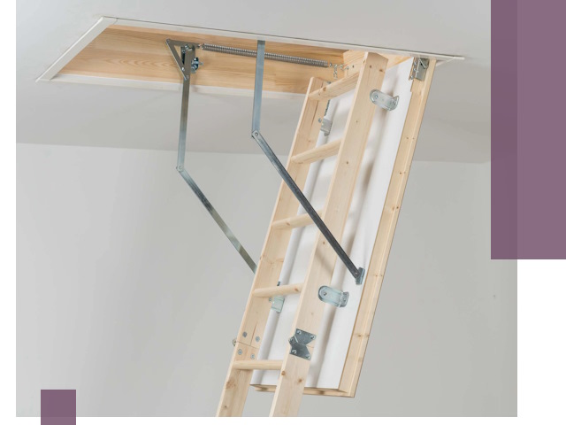 Установка чердачной лестницы под ключ в Черняховске