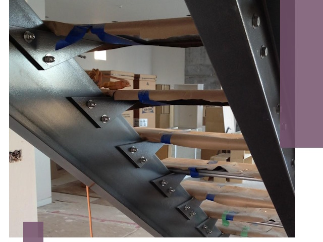 Усиление лестничных конструкций и усиление опор в Черняховске