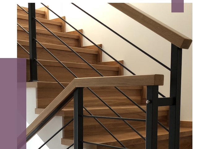 Обшивка металлической лестницы деревом в Черняховске от 4454 руб. 