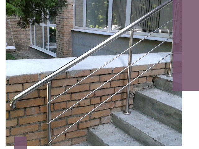 Перила из нержавеющей стали высокого качества в Черняховске