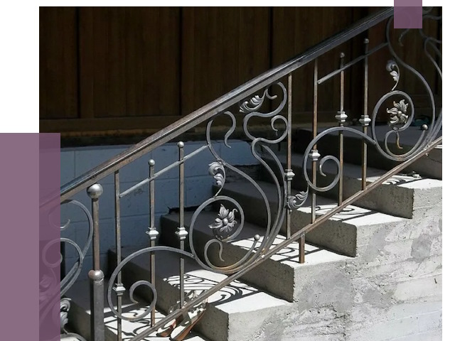 Кованые перила в Черняховске от 8908 руб. под ключ — качество от ПРОЛЁТ-Чрх