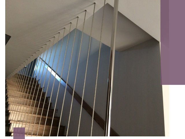 Тросовые перила под ключ в Черняховске — производство и монтаж