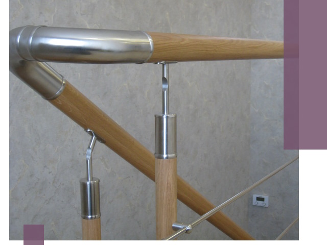 Комбинированные перила на заказ в Черняховске — монтаж и производство