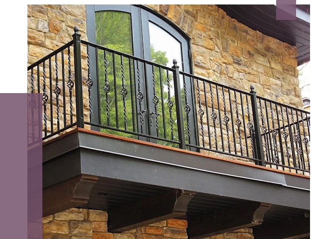 Балконные ограждения в Черняховске от 8227 руб. — купить | ПРОЛЁТ-Чрх