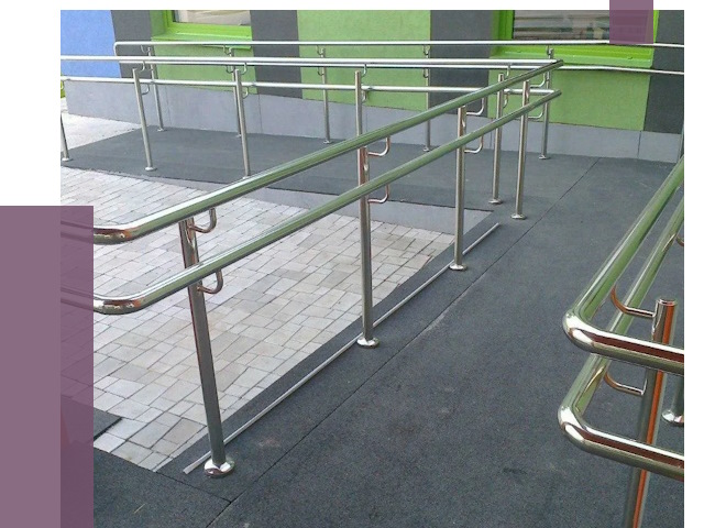 Ограждения пандусов в Черняховске от 4454 руб. монтаж | ПРОЛЁТ-Чрх