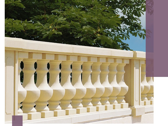 Установка балюстрады в Черняховске: изготовление и монтаж под ключ