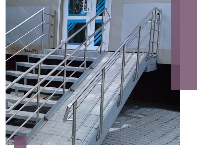 Пандус на крыльцо под ключ в Черняховске: монтаж и изготовление