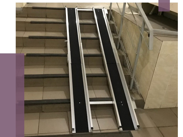 Установка пандуса в подъезд в Черняховске от 8174 руб. под ключ | ПРОЛЁТ-Чрх