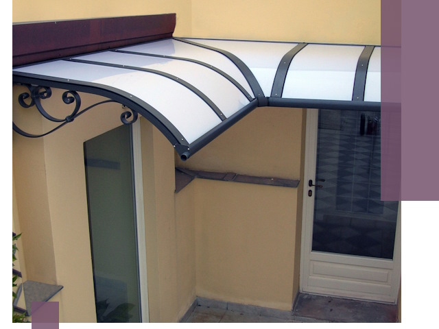 Монтаж козырьков любой сложности в Черняховске под ключ