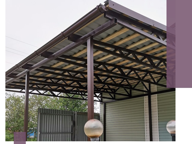 Навесы под ключ в Черняховске: изготовление, монтаж и гарантия