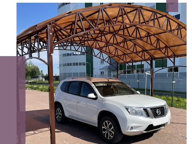 Недорогие навесы в Черняховске от 44016 руб. | ПРОЛЁТ-Чрх