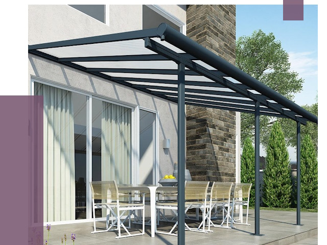 Навесы пристенные в Черняховске от 9327 руб. — монтаж и установка | ПРОЛЁТ-Чрх
