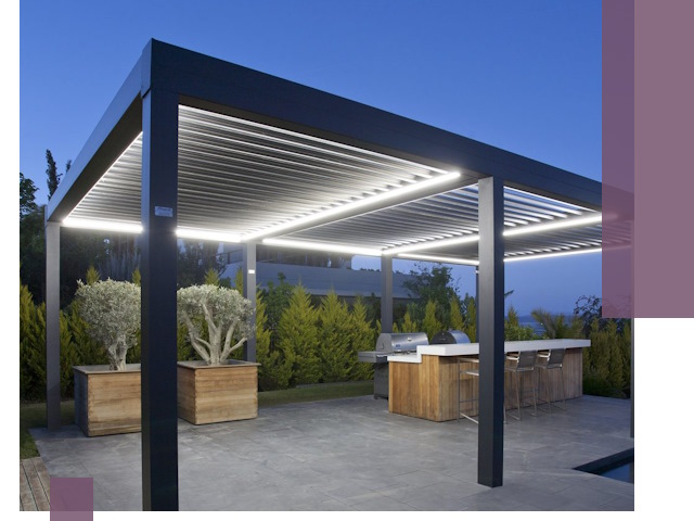 Навесы отдельно стоящие под ключ в Черняховске из металла и поликарбоната