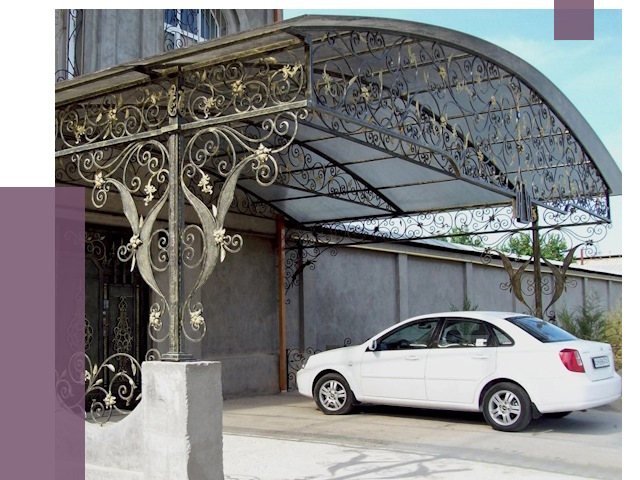 Кованые навесы в Черняховске от 14934 руб. | ПРОЛЁТ-Чрх
