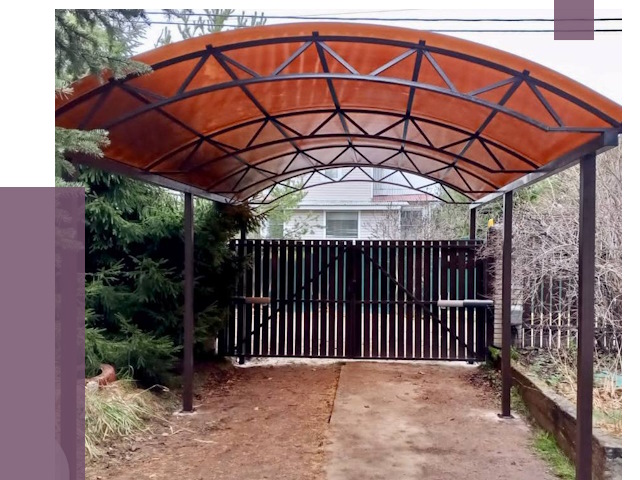 Арочные навесы в Черняховске от 13048 руб. — изготовление и монтаж | ПРОЛЁТ-Чрх