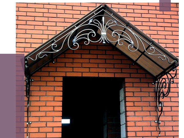 Металлические козырьки в Черняховске от 10952 руб. 