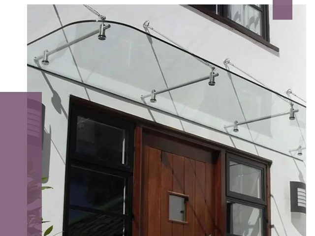 Стеклянные козырьки в Черняховске от 19388 руб. | ПРОЛЁТ-Чрх