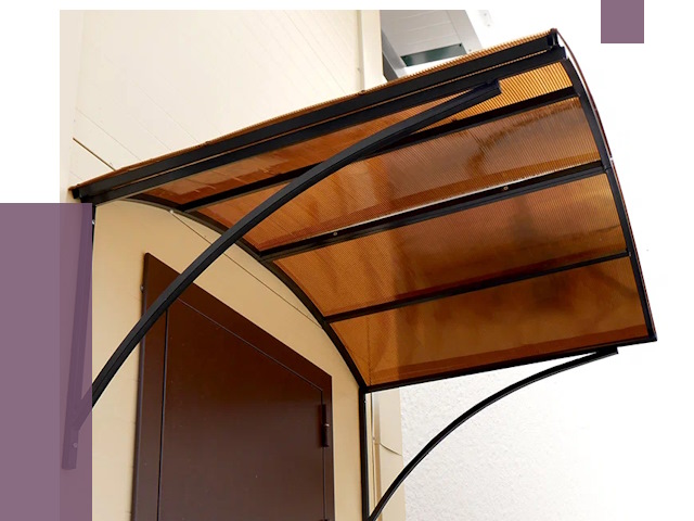 Недорогие козырьки в Черняховске от 7776 руб.  | ПРОЛЁТ-Чрх