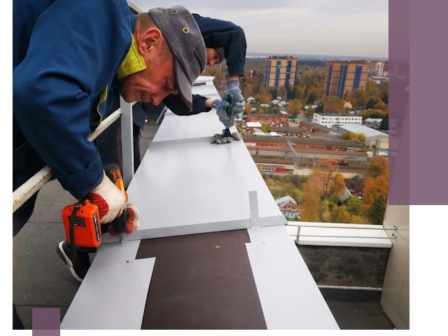 Монтаж парапетов в Черняховске — установка прочных металлических ограждений