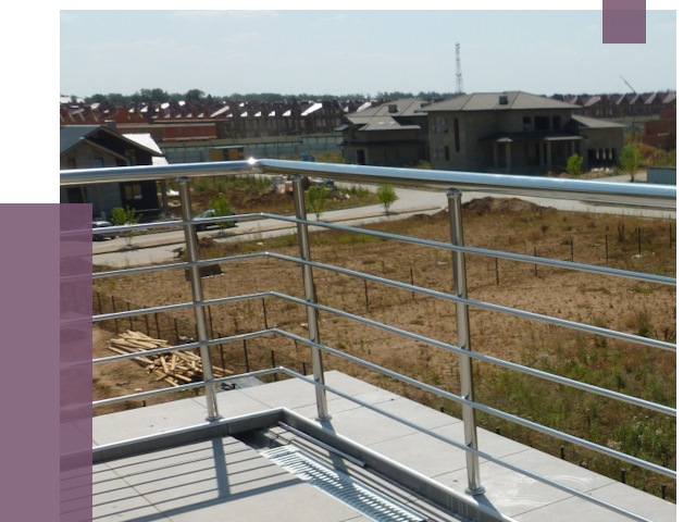 Парапеты из нержавеющей стали в Черняховске от 8174 руб. за м² | ПРОЛЁТ-Чрх