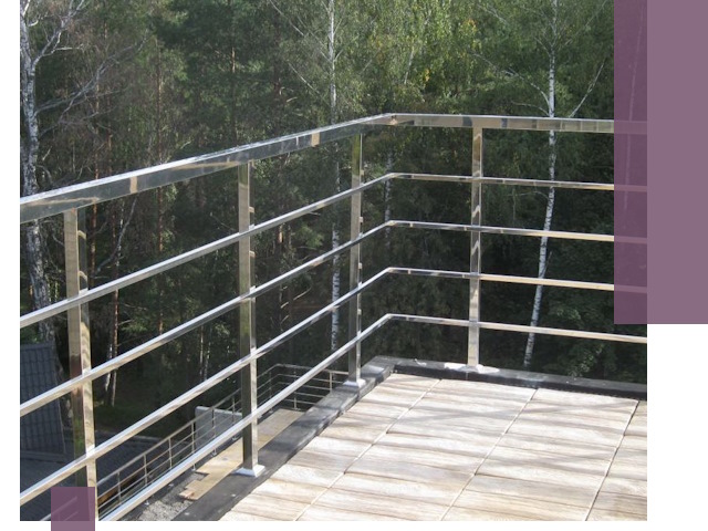 Парапеты из нержавеющей стали в Черняховске — изготовление и монтаж