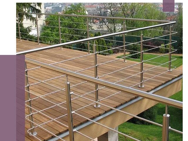 Алюминиевые парапеты в Черняховске под ключ от 7965 руб. 