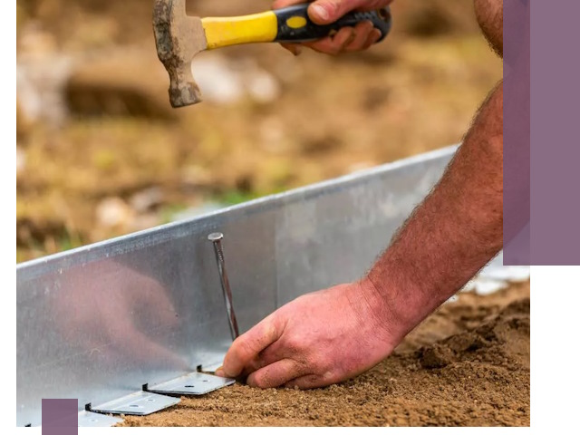 Монтаж металлических бордюров в Черняховске быстро и качественно