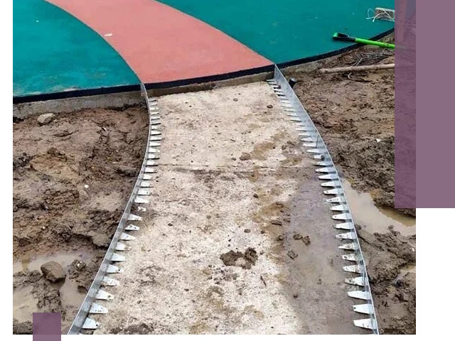 Металлические бордюры для дорожек в Черняховске — монтаж и изготовление