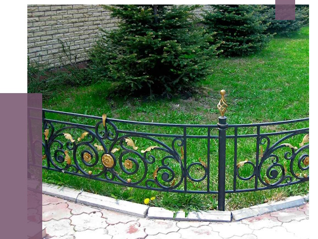 Кованые газонные ограждения в Черняховске от 7808 руб. — ПРОЛЁТ-Чрх