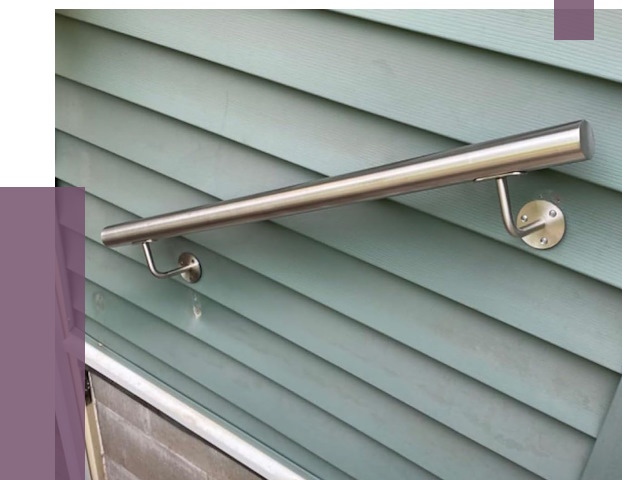 Поручни из нержавеющей стали в Черняховске от 7860 руб.  | ПРОЛЁТ-Чрх